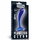 Синяя анальная втулка Flawless Clear Prostate Plug 6.0 - 15 см. - Lovetoy - в Нижнекамске купить с доставкой