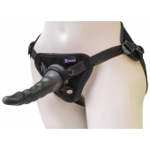 Комплект из трусиков Harness и двух насадок - 20,5 и 18 см. - LOVETOY (А-Полимер) - купить с доставкой в Нижнекамске