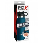Мастурбатор-вагина в синей колбе F*ck Flask - Pipedream - в Нижнекамске купить с доставкой
