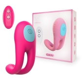 Розовое виброкольцо с пультом ДУ - I-MOON - в Нижнекамске купить с доставкой