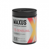 Анатомические презервативы MAXUS Sensual - 15 шт. - Maxus - купить с доставкой в Нижнекамске