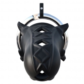 Черный замок верности Extreme Silicone Cock Blocker - Pipedream - купить с доставкой в Нижнекамске