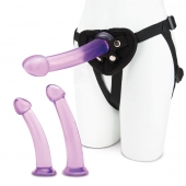 Тренировочный набор с тремя насадками Pegging Training Set - Lux Fetish - купить с доставкой в Нижнекамске