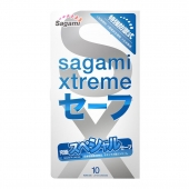 Презервативы Sagami Xtreme Ultrasafe с двойным количеством смазки - 10 шт. - Sagami - купить с доставкой в Нижнекамске