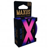 Презервативы Maxus XXL увеличенного размера - 3 шт. - Maxus - купить с доставкой в Нижнекамске