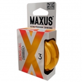 Презервативы анатомической формы Maxus Sensual - 3 шт. - Maxus - купить с доставкой в Нижнекамске