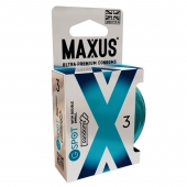 Презервативы Maxus G spot с двойной спиралью - 3 шт. - Maxus - купить с доставкой в Нижнекамске