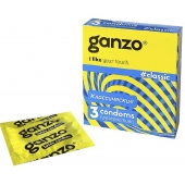 Классические презервативы с обильной смазкой Ganzo Classic - 3 шт. - Ganzo - купить с доставкой в Нижнекамске