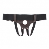 Трусики для страпона коричневого цвета - БДСМ Арсенал - купить с доставкой в Нижнекамске