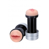 Двусторонний мастурбатор REALSTUFF 2 IN 1 HUMMER MOUTH   VAGINA - ротик и вагина - Dream Toys - в Нижнекамске купить с доставкой