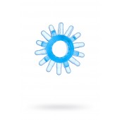 Голубая гелевая насадка с шипиками - Toyfa Basic - в Нижнекамске купить с доставкой