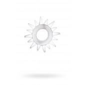 Прозрачное гелевое эрекционное кольцо-солнце - Toyfa Basic - в Нижнекамске купить с доставкой