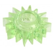 Зеленое эрекционное кольцо-солнце - Toyfa Basic - в Нижнекамске купить с доставкой