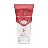Интимный гель-смазка на водной основе Lubrimax Magic Strawberry - 75 мл. - ИнтелБИО - купить с доставкой в Нижнекамске