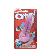 Фиолетовое эрекционное кольцо с вибрацией и пальчиком OYEAH PURPLE - Screaming O - в Нижнекамске купить с доставкой