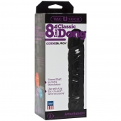Насадка-фаллоимитатор Vac-U-Lock CodeBlack 8 Inch Classic Dong - 19,3 см. - Doc Johnson - купить с доставкой в Нижнекамске