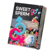 Шипучие таблетки для мужчин Sweet Sperm для изменения вкуса спермы (4 шт. по 0,5 гр.) - Капиталпродукт - купить с доставкой в Нижнекамске