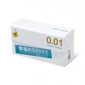 Увлажнённые презервативы Sagami Original 0.01 Extra Lub - 12 шт. - Sagami - купить с доставкой в Нижнекамске