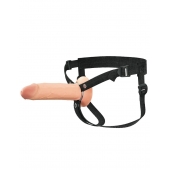Полый страпон на ремнях 8’’ Hollow Silicone Strap-on - Pipedream - купить с доставкой в Нижнекамске