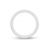 Белое люминесцентное эрекционное кольцо Silicone Glo Cock Ring - Blush Novelties - в Нижнекамске купить с доставкой