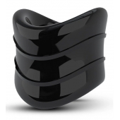 Черное эрекционное кольцо на мошонку Beef Ball Stretcher Snug X Long - Blush Novelties - в Нижнекамске купить с доставкой