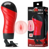 Мастурбатор-вагина Delia с вибрацией и присоской - Baile - в Нижнекамске купить с доставкой