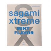 Презерватив Sagami Xtreme Mint с ароматом мяты - 1 шт. - Sagami - купить с доставкой в Нижнекамске