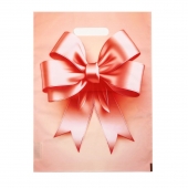 Пакет с принтом в виде банта с вырубной ручкой (30х40 см) - Сима-Ленд - купить с доставкой в Нижнекамске