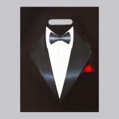 Пакет «Смокинг» полиэтиленовый с вырубной ручкой (30х40 см) - UPAK LAND - купить с доставкой в Нижнекамске