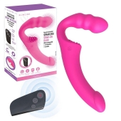 Розовый безремневой страпон Straples Strap-On Dildo - Erokay - купить с доставкой в Нижнекамске