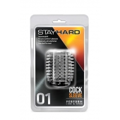 Прозрачная насадка с шипами STAY HARD COCK SLEEVE 01 CLEAR - Blush Novelties - в Нижнекамске купить с доставкой