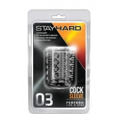 Прозрачная насадка с шипами и шишечками STAY HARD COCK SLEEVE 03 CLEAR - Blush Novelties - в Нижнекамске купить с доставкой