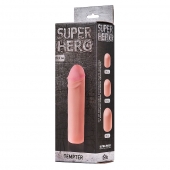 Фаллоудлинитель SUPER HERO Tempter - 16 см. - Lola Games - в Нижнекамске купить с доставкой