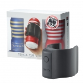Набор Tenga Cup Vibrator 1st Set: вибратор Cup Vibrator, мастурбатор Original Vacuum Cup, мастурбатор Premium Original Vacuum Cup - Tenga - в Нижнекамске купить с доставкой