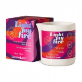 Массажная свеча Light My Fire Coconut с ароматом кокоса - 65 гр. - Love to Love - купить с доставкой в Нижнекамске