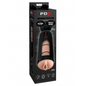 Мастурбатор-вагина с вибрацией Vibrating Mega Milker - Pipedream - в Нижнекамске купить с доставкой