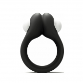Черное эрекционное кольцо Zippy Vibrating Ring With Bullet - Adrien Lastic - в Нижнекамске купить с доставкой