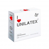 Ультратонкие презервативы Unilatex Ultra Thin - 3 шт. - Unilatex - купить с доставкой в Нижнекамске