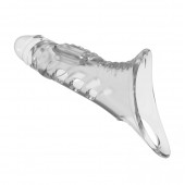 Прозрачная насадка на пенис - 22 см. - Baile - в Нижнекамске купить с доставкой