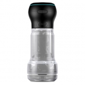Набор PowerBlow   Feel Pocket Stroker Crystal: мастурбатор и интерактивная насадка - Kiiroo - в Нижнекамске купить с доставкой