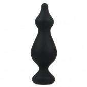 Черная анальная втулка Amuse L - 13,8 см. - Adrien Lastic