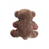 Бондажный набор: бурый мишка с розовыми оковами и наручниками - Pecado - купить с доставкой в Нижнекамске