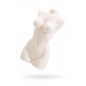 Белая интерьерная свеча в форме женского торса - 850 гр. - Pecado - купить с доставкой в Нижнекамске