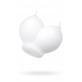 Белая сувенирная свеча «Сиськи» - Pecado - купить с доставкой в Нижнекамске