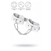 Белые узкие наручники-браслеты со скруглёнными углами - Pecado - купить с доставкой в Нижнекамске