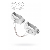 Белые мини-оковы со скруглёнными углами - Pecado - купить с доставкой в Нижнекамске