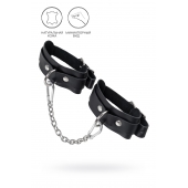 Черные мини-оковы со скруглёнными углами - Pecado - купить с доставкой в Нижнекамске