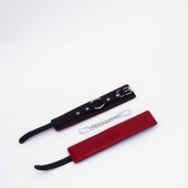 Черно-красные кожаные оковы - Crazy Handmade - купить с доставкой в Нижнекамске