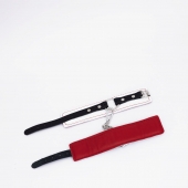 Бело-красные кожаные оковы - Crazy Handmade - купить с доставкой в Нижнекамске