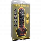 Черно-красная мини-машина на присоске Tendril Thruster - 21,6 см. - Doc Johnson - купить с доставкой в Нижнекамске